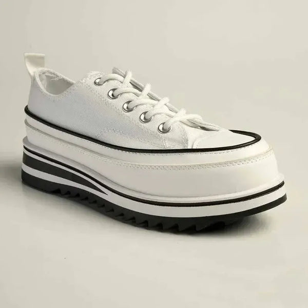 Pierre Cardin Booba 1 Platform Sneaker - White