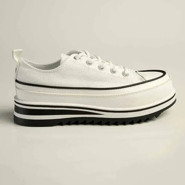 Pierre Cardin Booba 1 Platform Sneaker - White