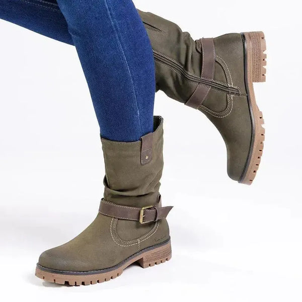 Pierre Cardin Calda Boots - Olive