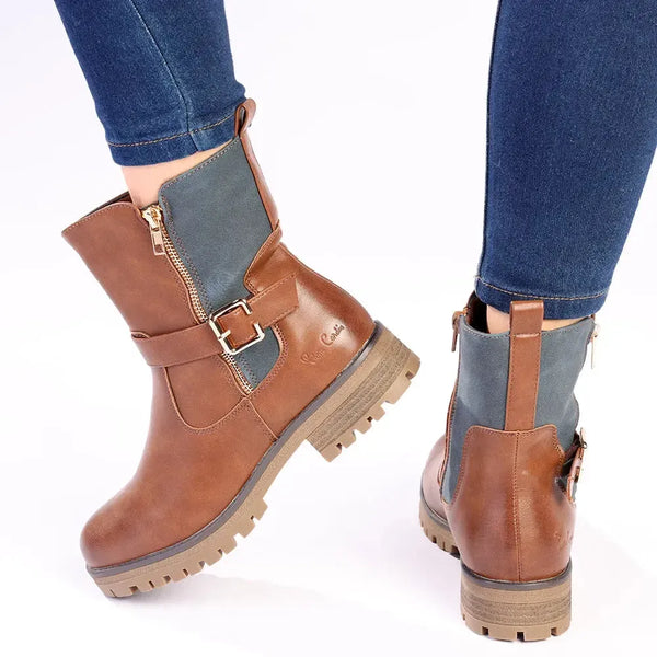 Pierre Cardin Callie 5 Short Boot - Tan