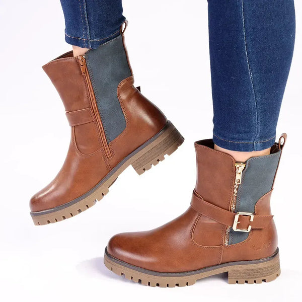 Pierre Cardin Callie 5 Short Boot - Tan