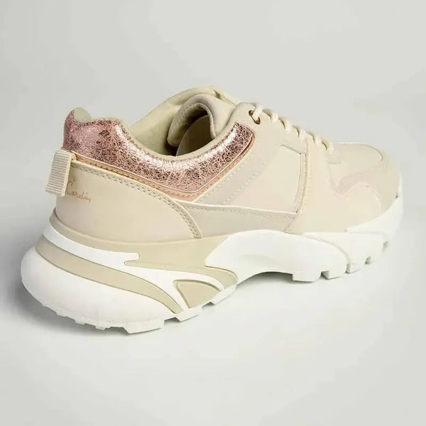 Pierre Cardin Campenule 1 Lace Up Sneaker- Beige