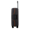 Pierre Cardin Cannes Clip Hard Shell Trolley Bag - Charcoal & Orange