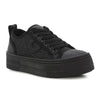 Pierre Cardin Canvas Sneaker - Black