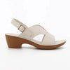 Pierre Cardin Caramelo Block Heel - White