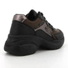 Pierre Cardin Carina 1 Chunky Sole Sneaker - Black Leopard