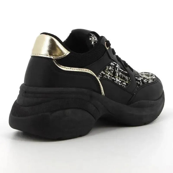 Pierre Cardin Carina 3 Chunky Sole Sneaker - Black