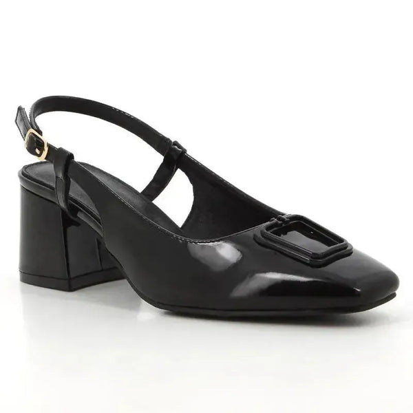 Pierre Cardin Carlie Slingback Heels - Black
