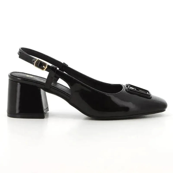 Pierre Cardin Carlie Slingback Heels - Black