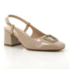 Pierre Cardin Carlie Slingback Heels - Nude