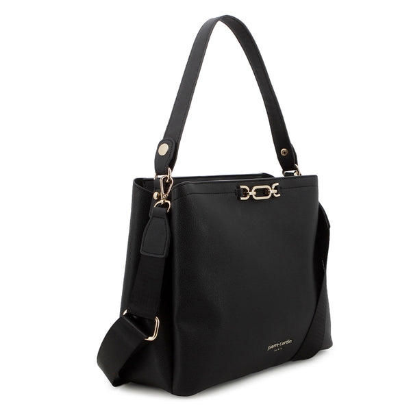 Pierre Cardin Clair Shoulder Bag - Black