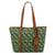 Pierre Cardin Cleo Printed Tote - Green/Tan