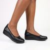 Pierre Cardin Comfort Wedge - Black