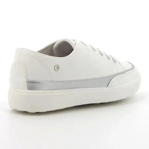 Pierre Cardin Dijon 5 Lace Up Sneaker - White/Silver