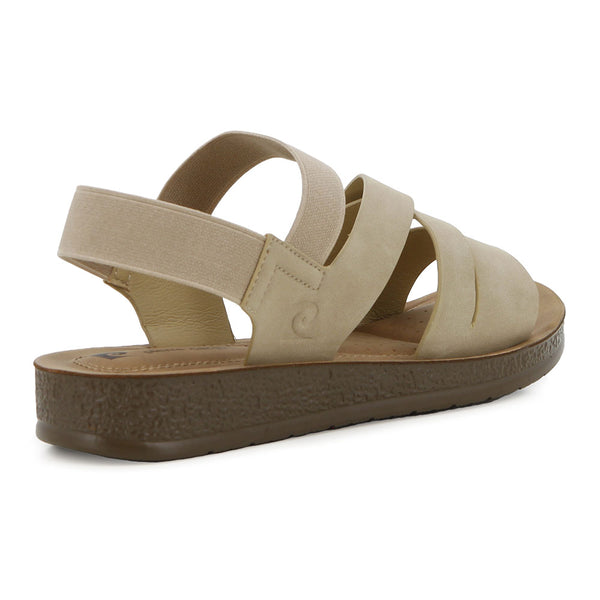 Pierre Cardin Elastic Sandal - Beige