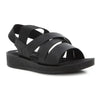 Pierre Cardin Elastic Sandal - Black