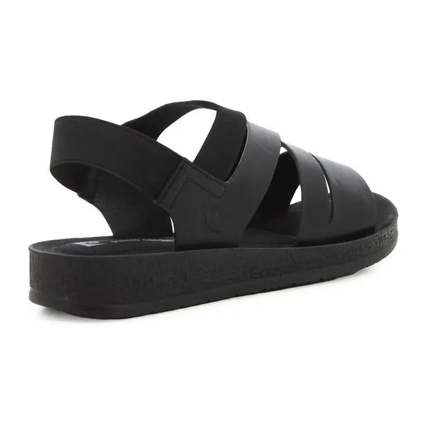 Pierre Cardin Elastic Sandal - Black