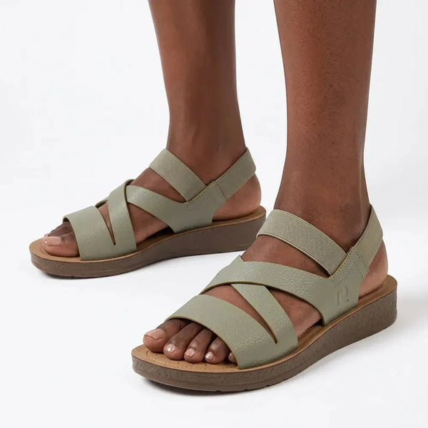 Pierre Cardin Elastic Sandal - Sage