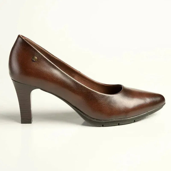 Pierre Cardin Elodie 1 Court Heel - Dark Brown