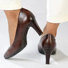 Pierre Cardin Elodie 1 Court Heel - Dark Brown