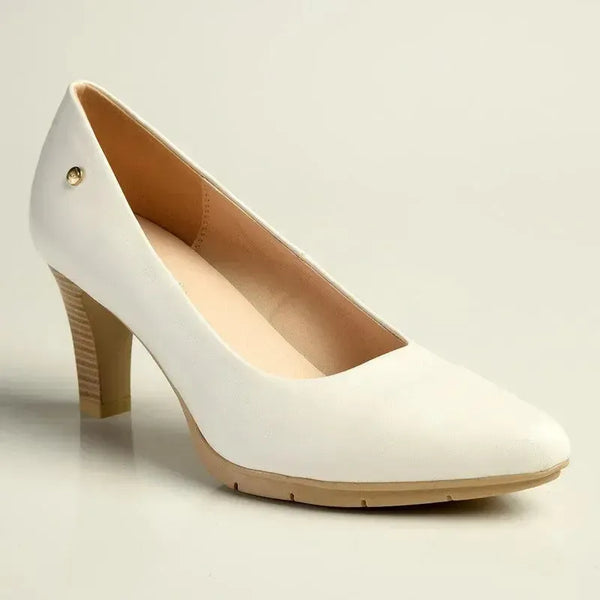 Pierre Cardin Elodie 1 Court Heel - White