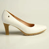 Pierre Cardin Elodie 1 Court Heel - White