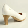 Pierre Cardin Elodie 1 Court Heel - White