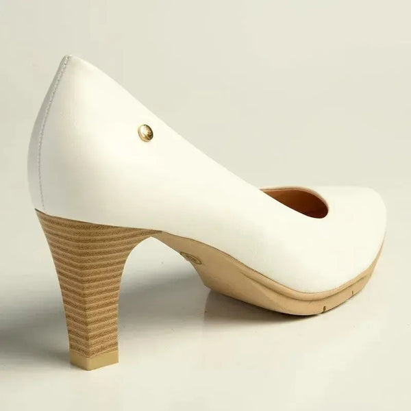 Pierre Cardin Elodie 1 Court Heel - White