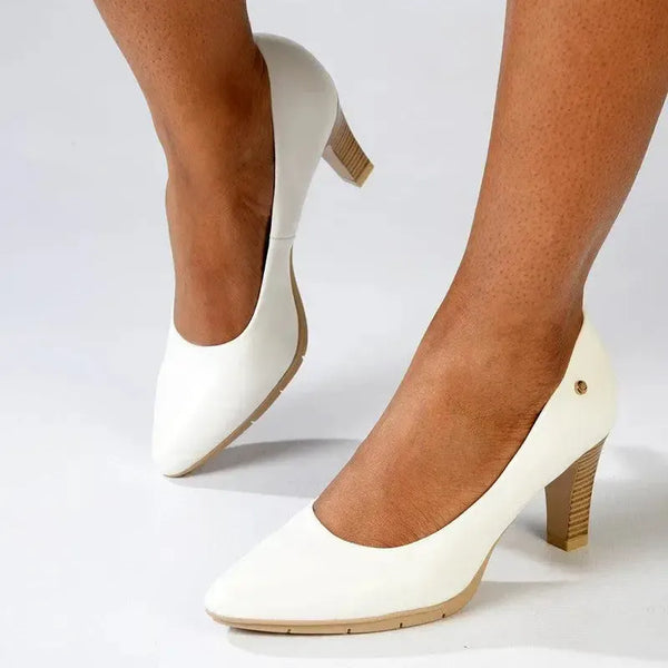 Pierre Cardin Elodie 1 Court Heel - White
