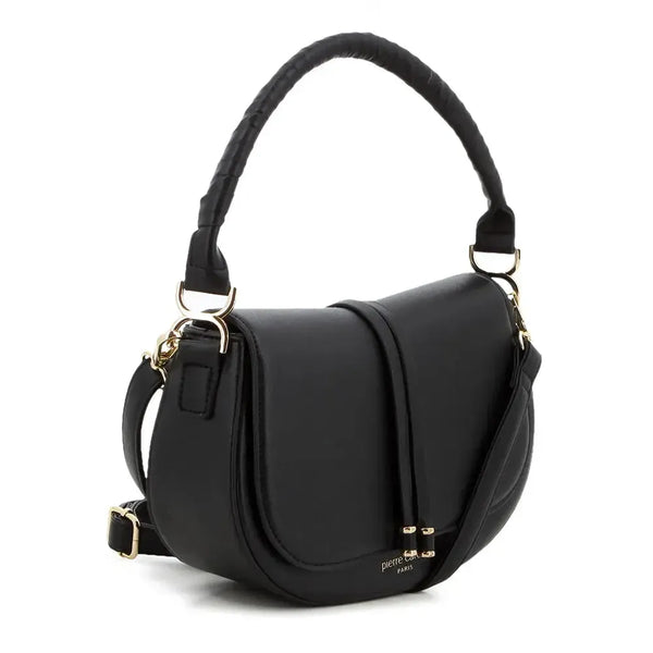 Pierre Cardin Estee Saddle Bag - Black