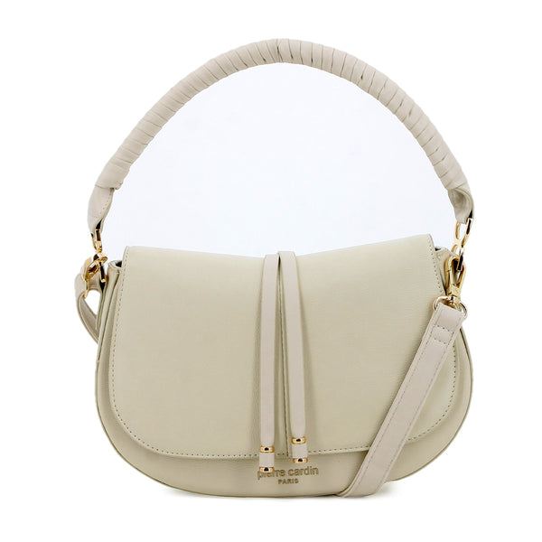 Pierre Cardin Estee Saddle Bag - Cream