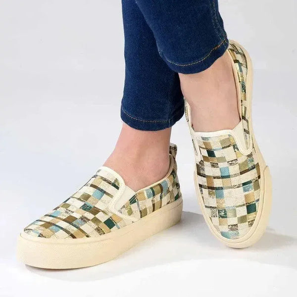 Pierre Cardin Esterel 1Check Upper Lace Up Sneaker - Teal / Multi