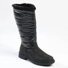 Pierre Cardin Full Length Puff Boot - Black