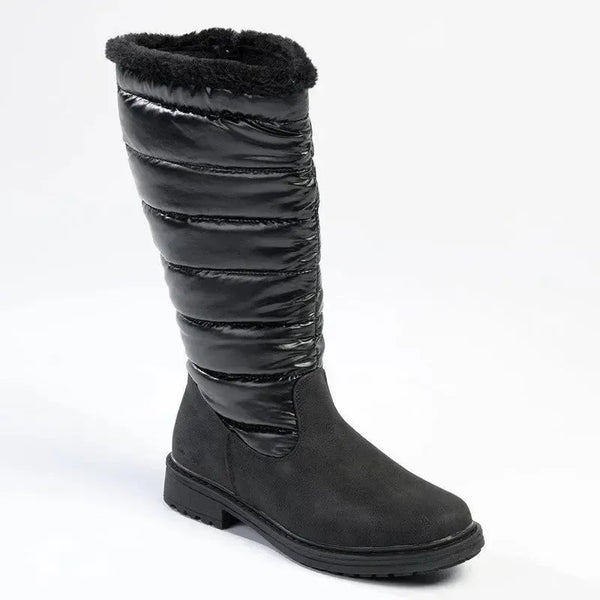 Pierre Cardin Full Length Puff Boot - Black