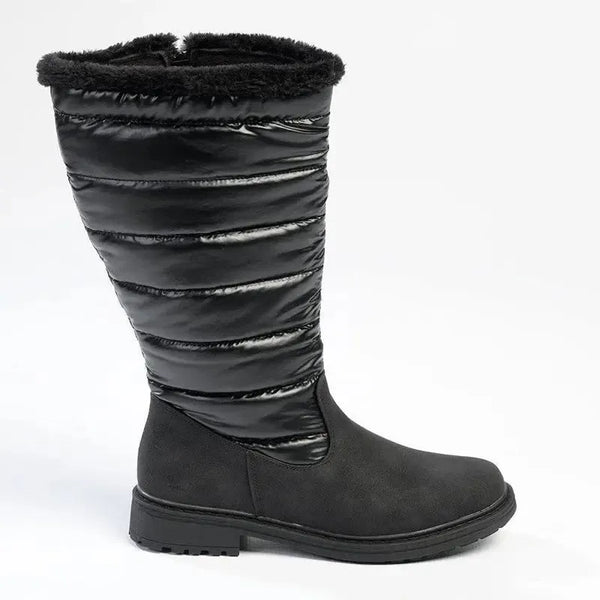 Pierre Cardin Full Length Puff Boot - Black