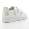 Pierre Cardin Godiva Lace Sneaker With Hearts - White-Pierre Cardin-Buy shoes online