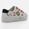 Pierre Cardin Graffiti 4 Sneaker - White Mult