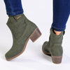 Pierre Cardin Houston Ankle Boot - Olive-Pierre Cardin-Buy shoes online