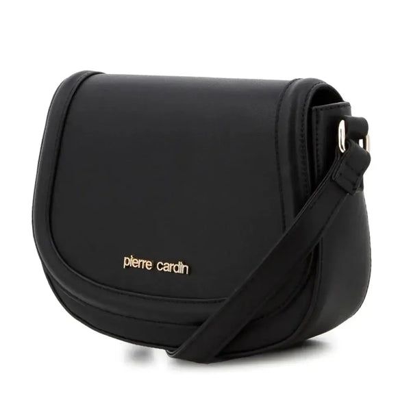 Pierre Cardin Jessie Saddle Crossbody Bag - Black