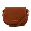 Pierre Cardin Jessie Saddle Crossbody Bag - Tan