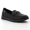 Pierre Cardin Josephine 10 Moccasin - Black