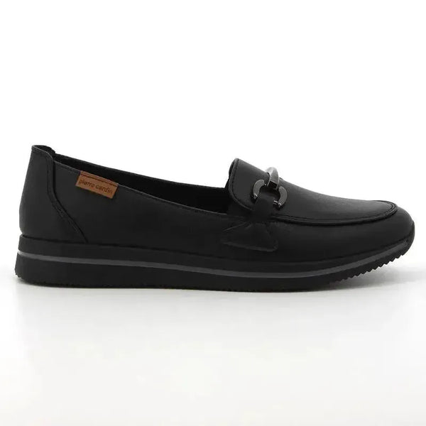 Pierre Cardin Josephine 10 Moccasin - Black