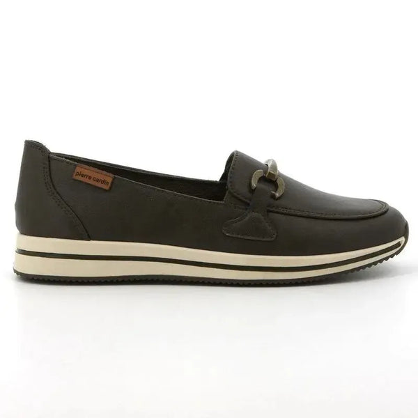 Pierre Cardin Josephine 10 Moccasin - Olive