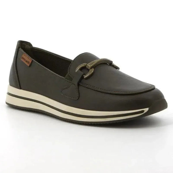 Pierre Cardin Josephine 10 Moccasin - Olive