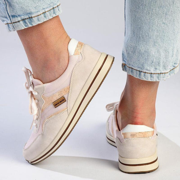 Pierre Cardin Josephine 9 Lace Up Sneaker - Pink Multi-Pierre Cardin-Buy shoes online