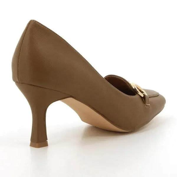 Pierre Cardin Juliet Court Heels - Camel