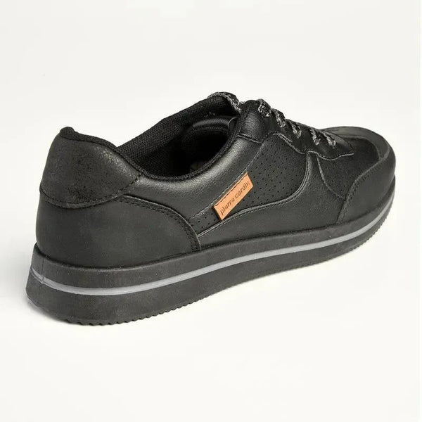 Pierre Cardin Lace Up Sneaker - Black Multi