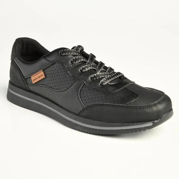 Pierre Cardin Lace Up Sneaker - Black Multi