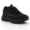 Pierre Cardin Ladies Chunky Sneaker- Black Mono