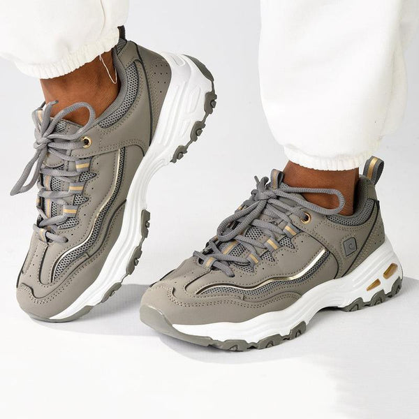 Pierre Cardin Ladies Chunky Sneaker- Grey-Pierre Cardin-Buy shoes online